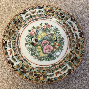 Pair of Antique Thousand Butterflies Plates